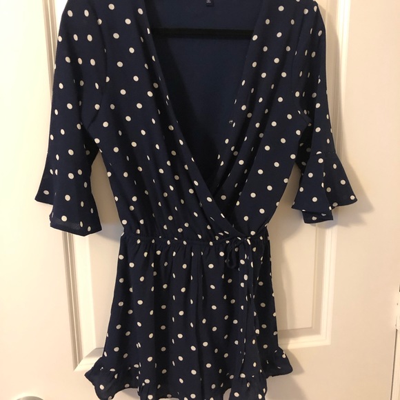 One Clothing Polka Dot Romper - Picture 4 of 6